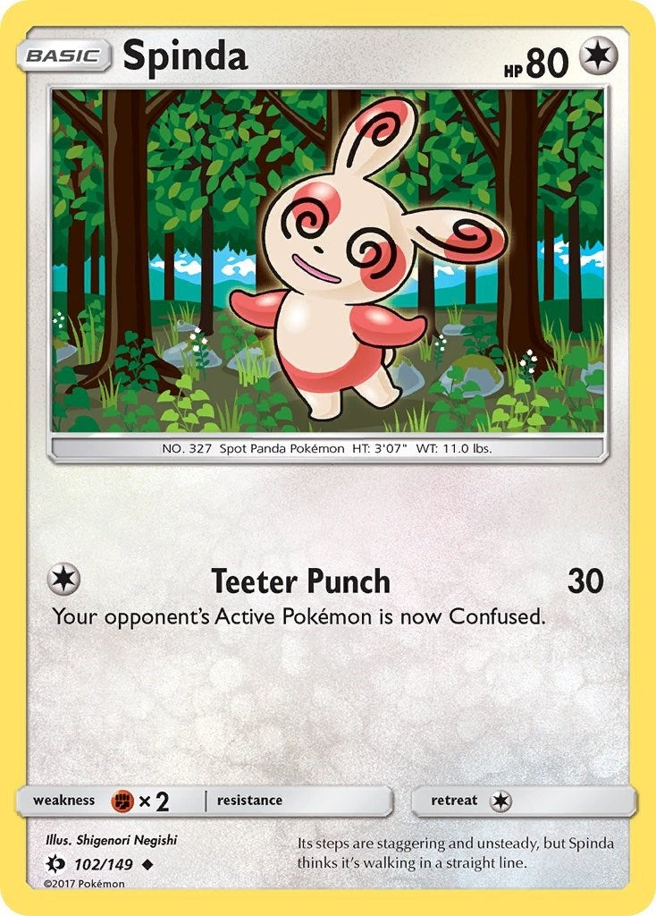 Image for Spinda (102/149) (SM01) - Pokemon