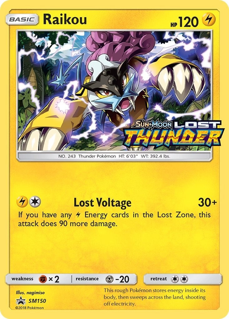 Image for Raikou - SM150 (Prerelease) (SM150) (SMP) - Pokemon