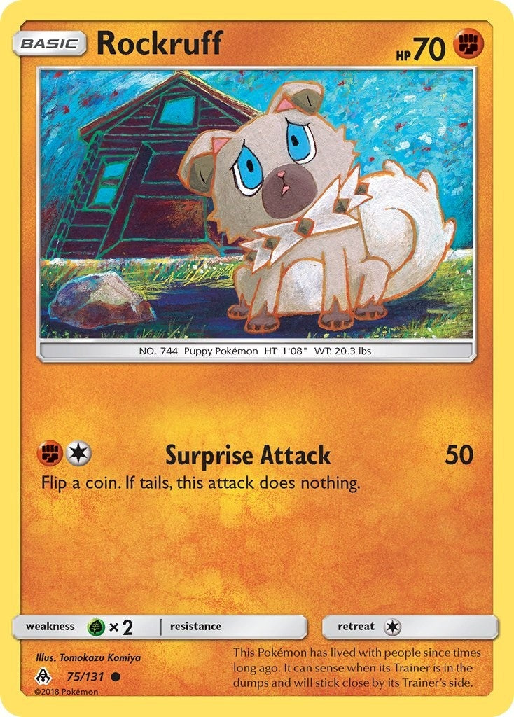 Image for Rockruff (75/131) (SM06) - Pokemon