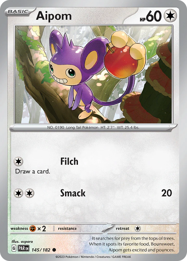 Aipom - 145/182 - SV04: Paradox Rift (PAR)