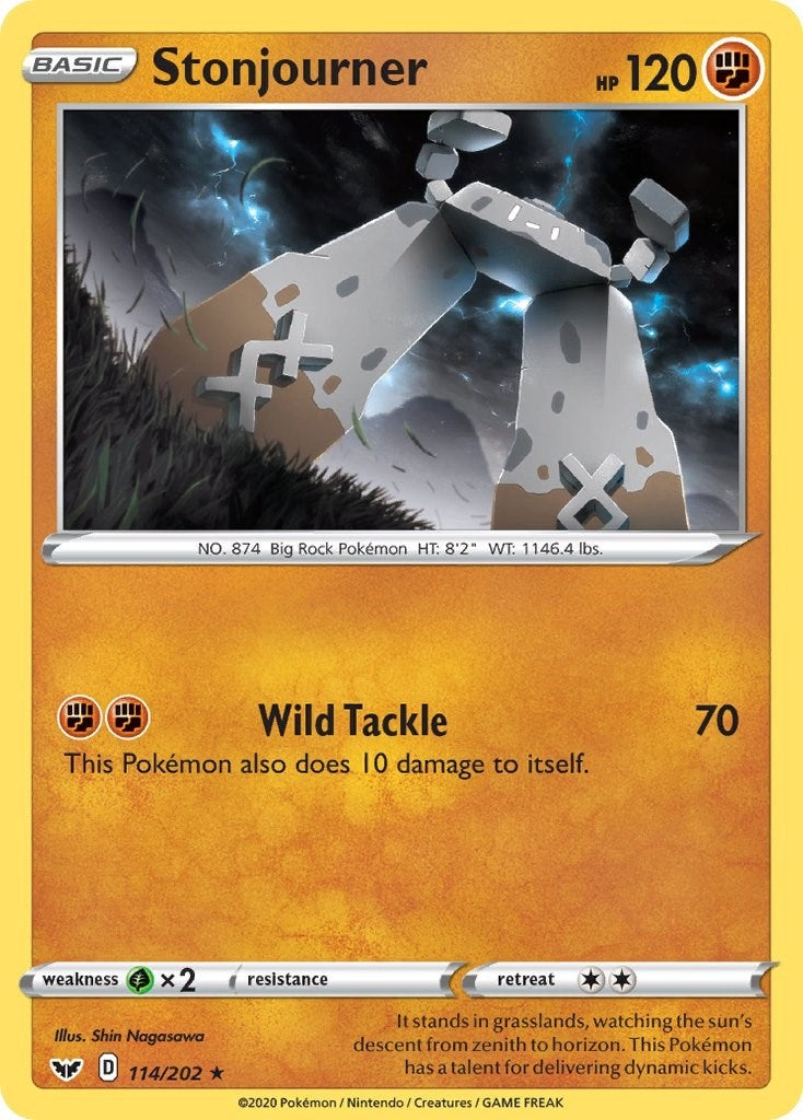 Image for Stonjourner (114/202) (SWSH01) - Pokemon