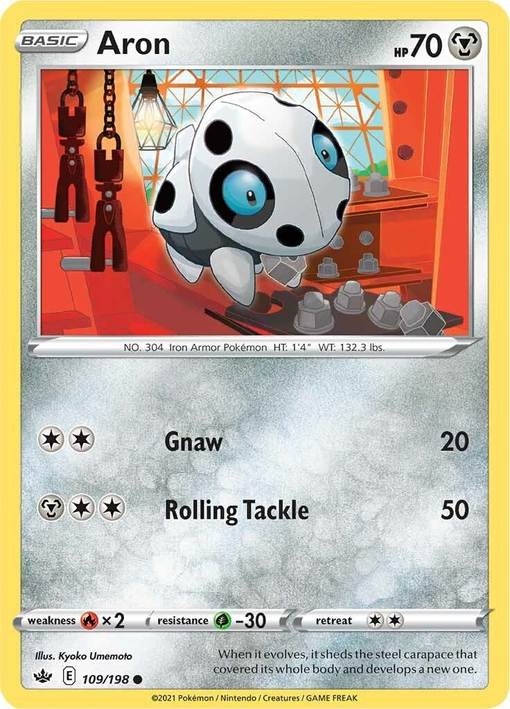 Image for Aron (109/198) (SWSH06) - Pokemon