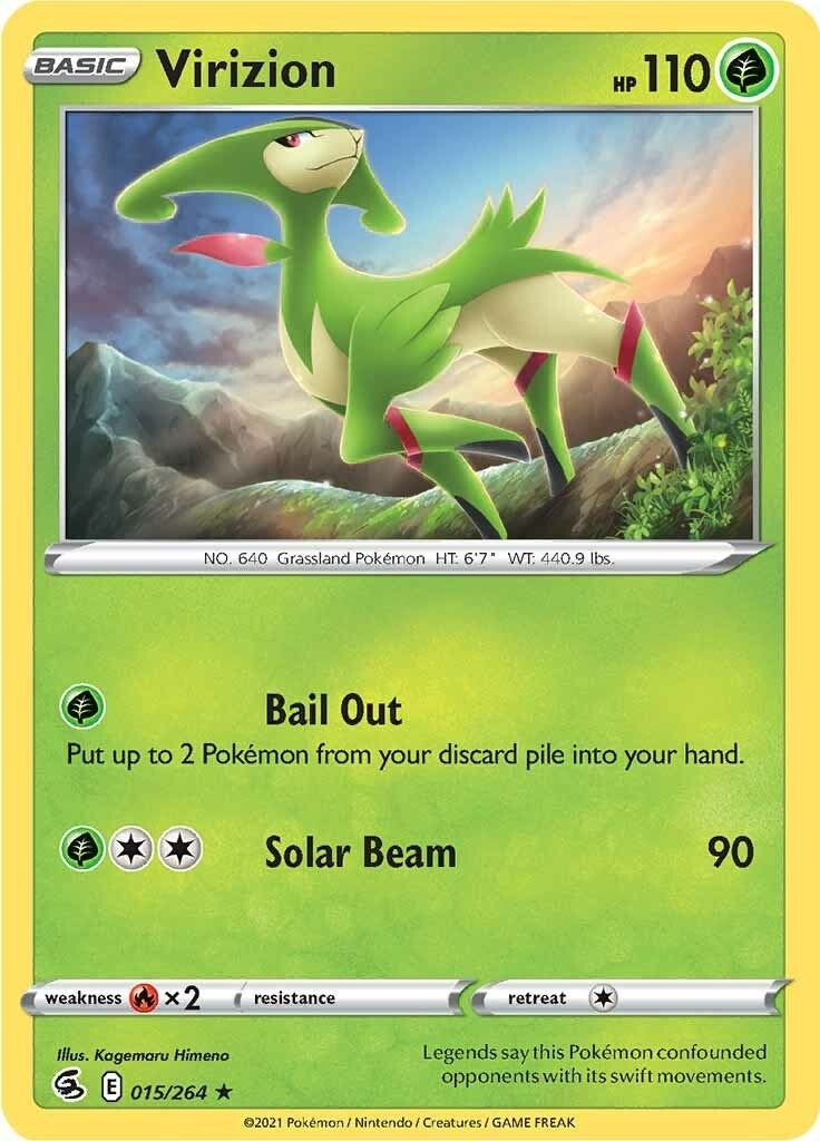 Image for Virizion (015/264) (SWSH08) - Pokemon