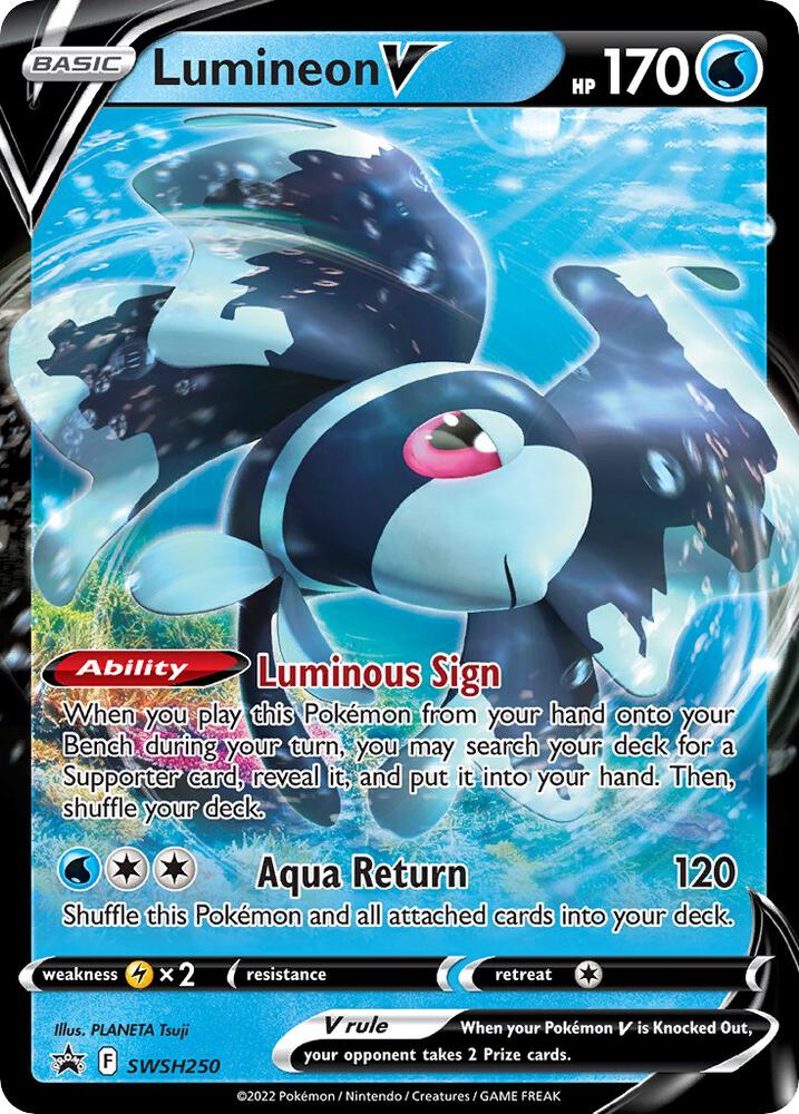 Lumineon V - SWSH250 - SWSH: Sword & Shield Promo Cards (SWSD)