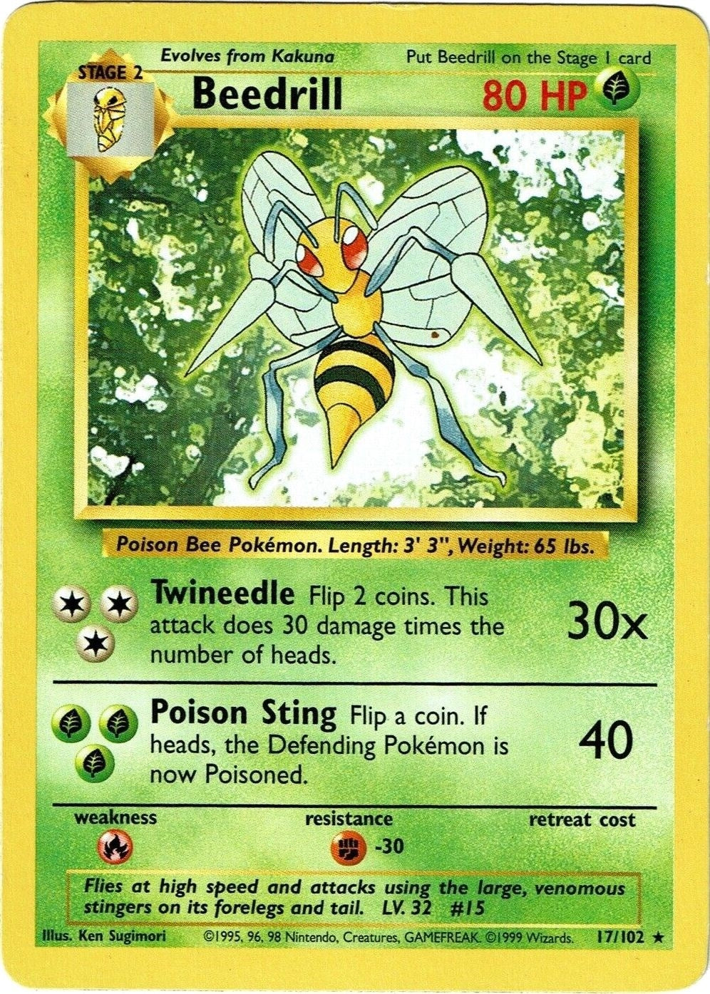 Image for Beedrill (017/102) (BS) - Pokemon