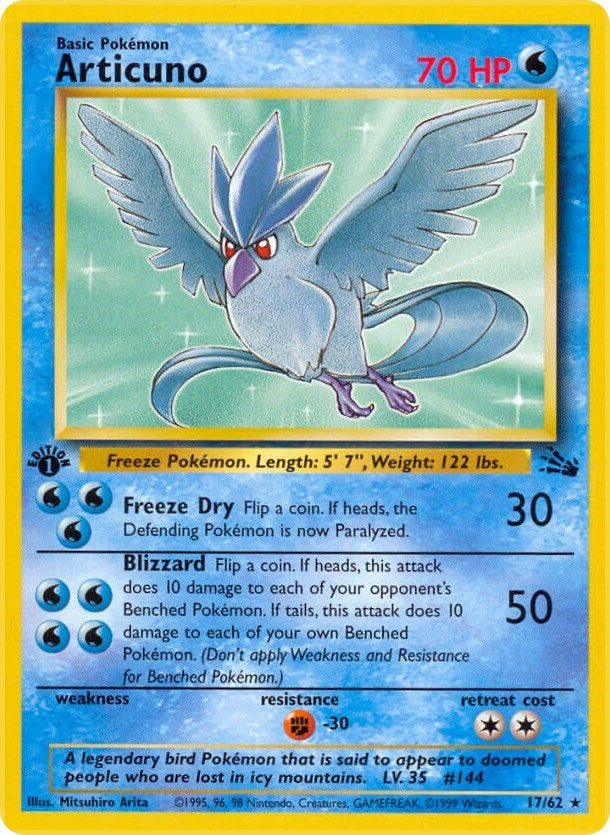 Image for Articuno (17) (17/62) (FO) - Pokemon