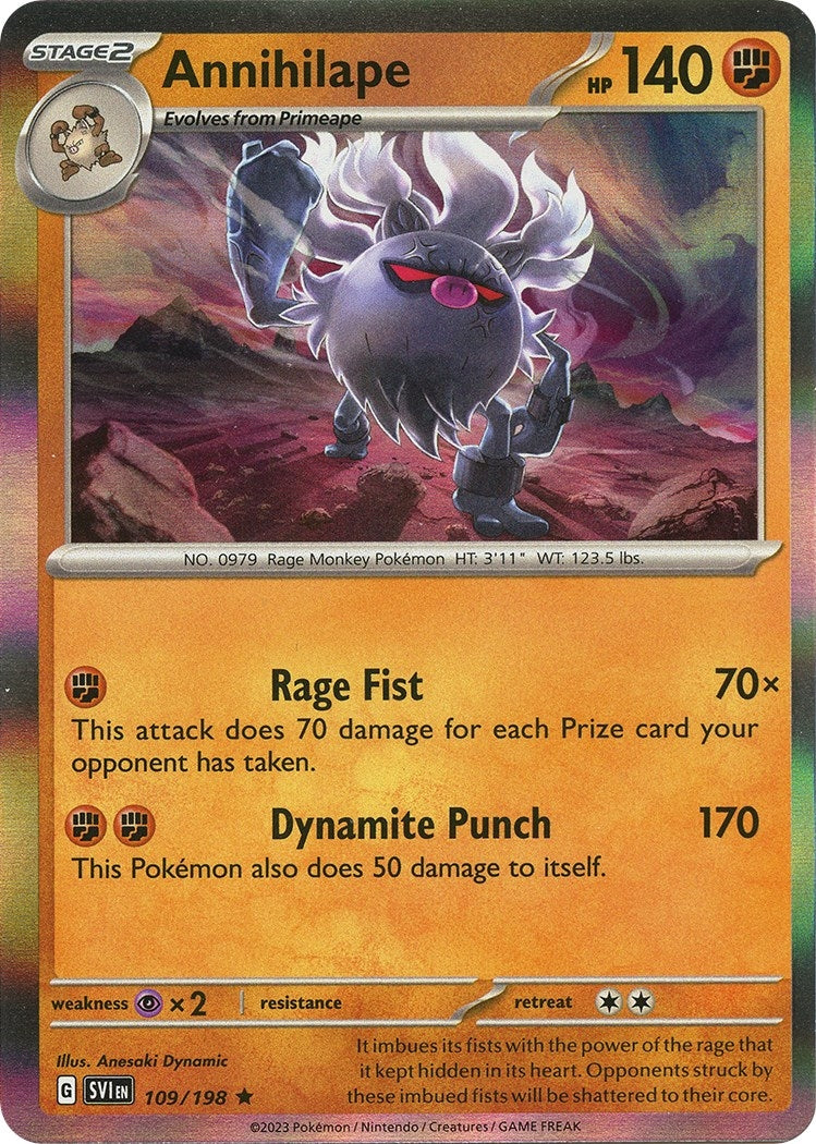 Image for Annihilape (109/198) (SVI) - Pokemon