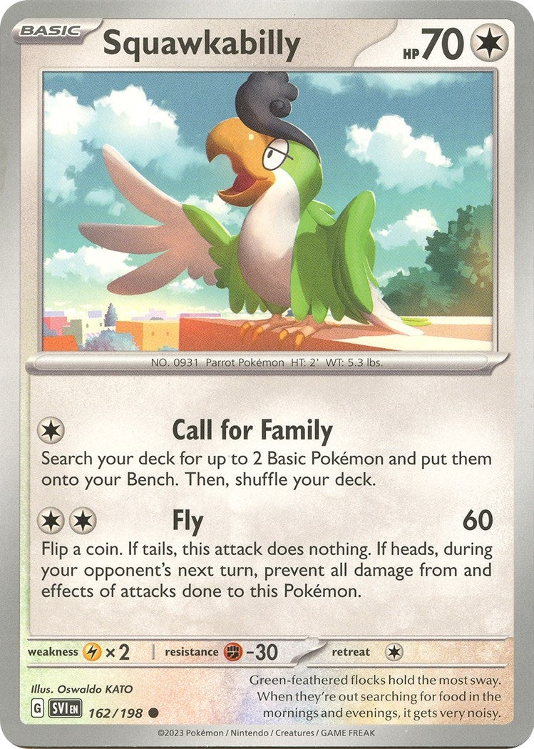 Image for Squawkabilly (162/198) (SVI) - Pokemon