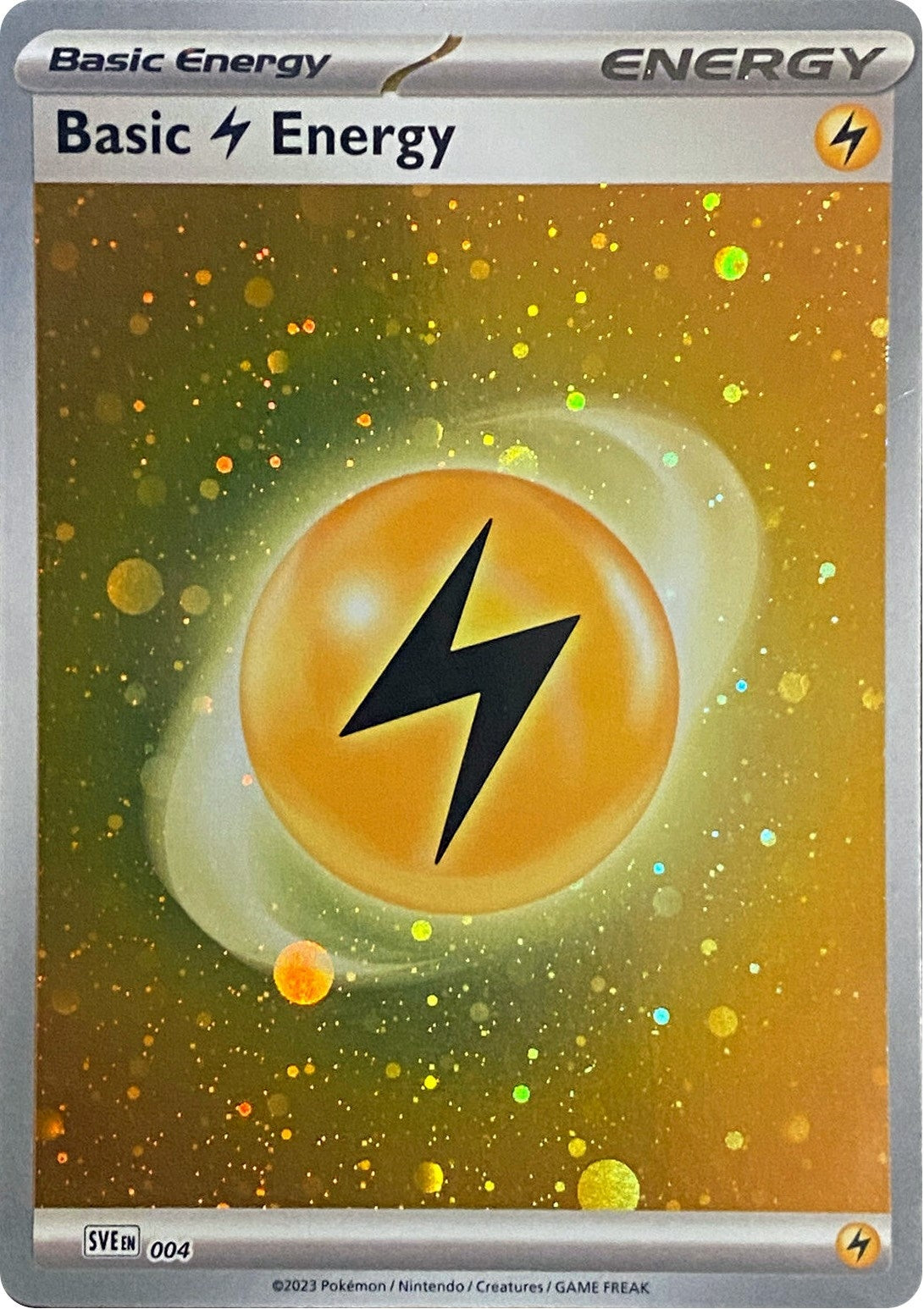 Image for Basic Lightning Energy (Cosmos Holo) (004) (SVE) - Pokemon