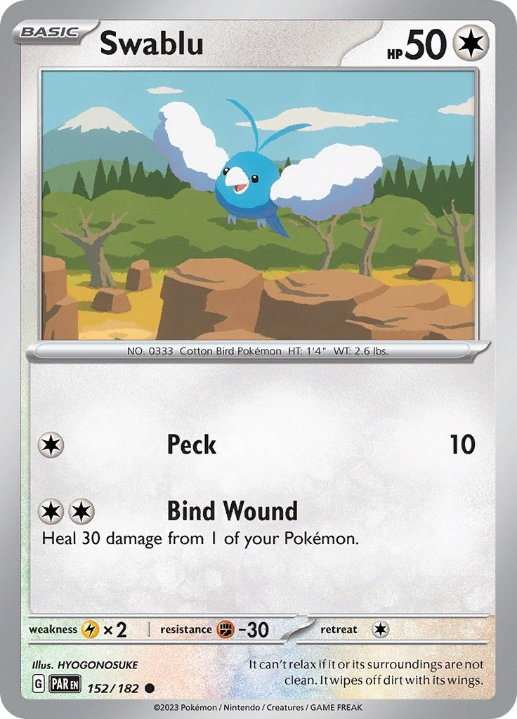 Image for Swablu (152/182) (PAR) - Pokemon