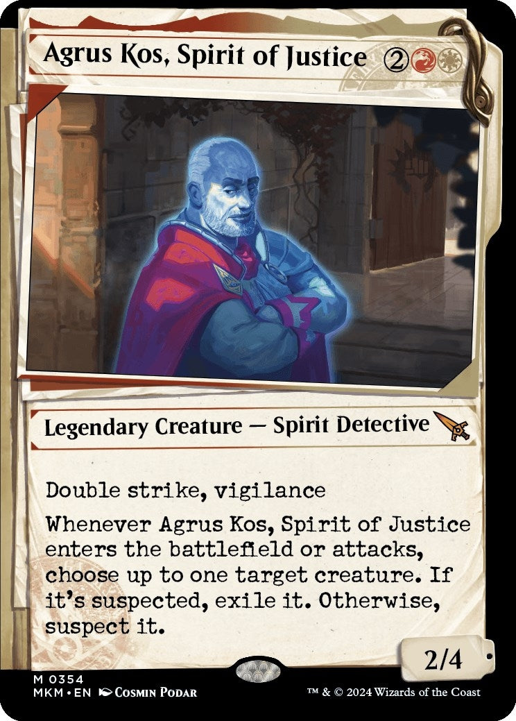 Image for Agrus Kos, Spirit of Justice (Showcase) (354) (MKM) - Magic: The Gathering