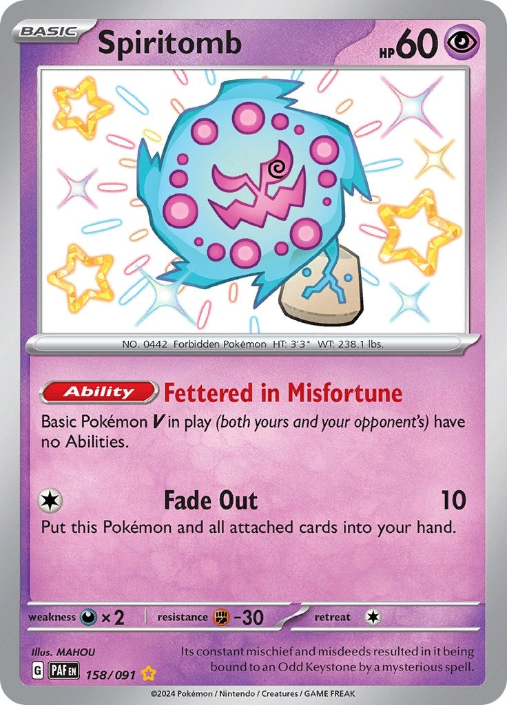 Image for Spiritomb (158/091) (PAF) - Pokemon