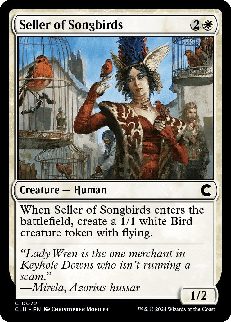 Image for Seller of Songbirds (72) (CLU) - Magic: The Gathering