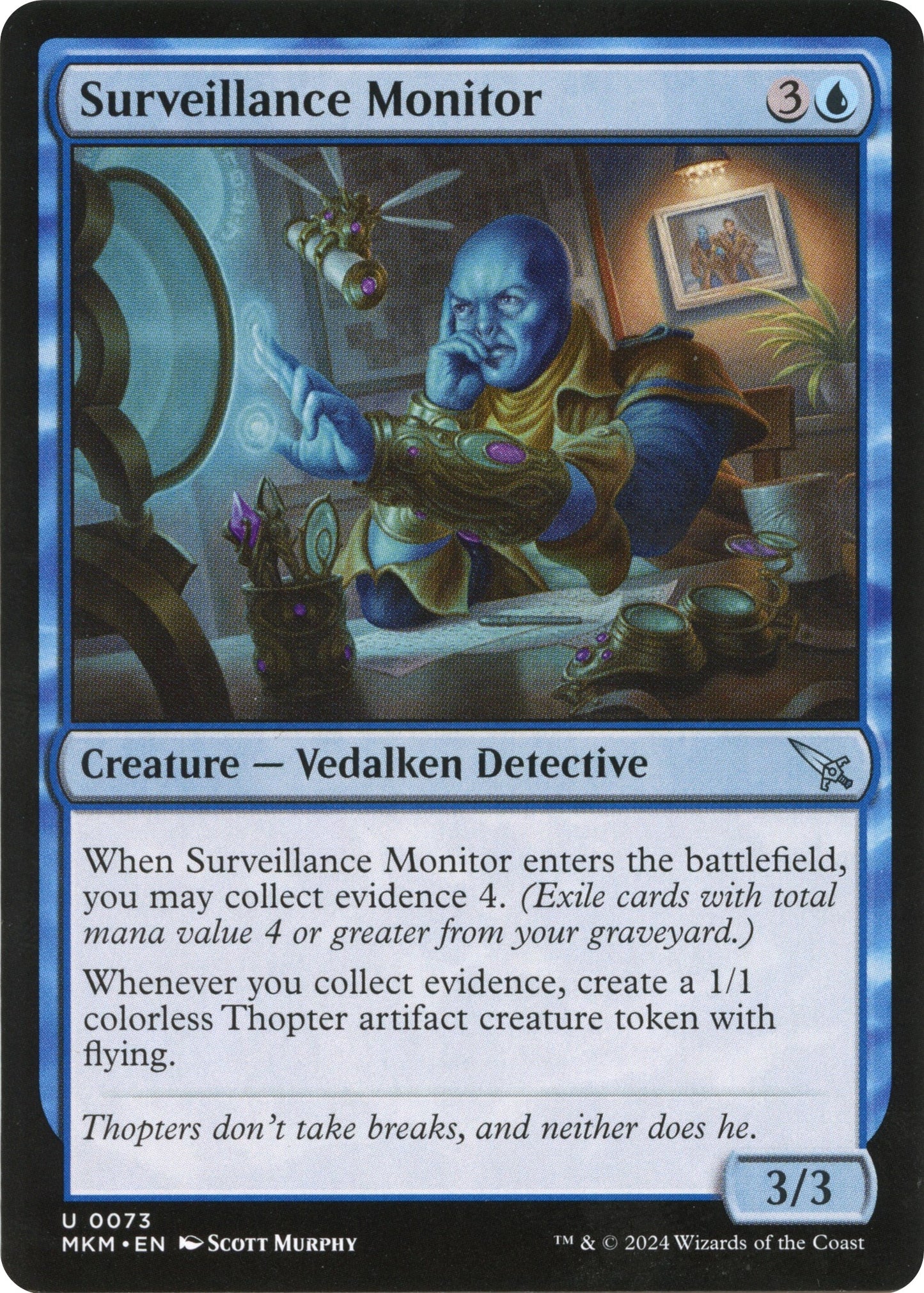 Image for Surveillance Monitor (a) (73) (MKM) - Magic: The Gathering