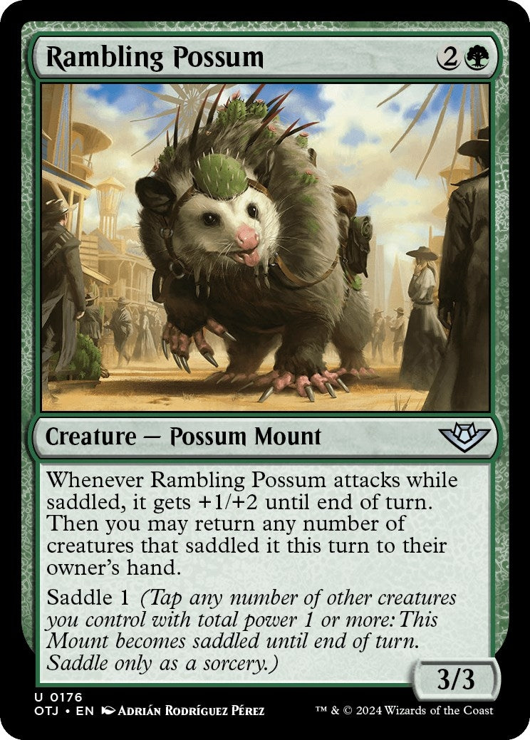 Image for Rambling Possum (176) (OTJ) - Magic: The Gathering