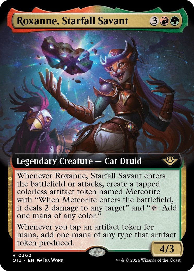 Image for Roxanne, Starfall Savant (Extended Art) (362) (OTJ) - Magic: The Gathering