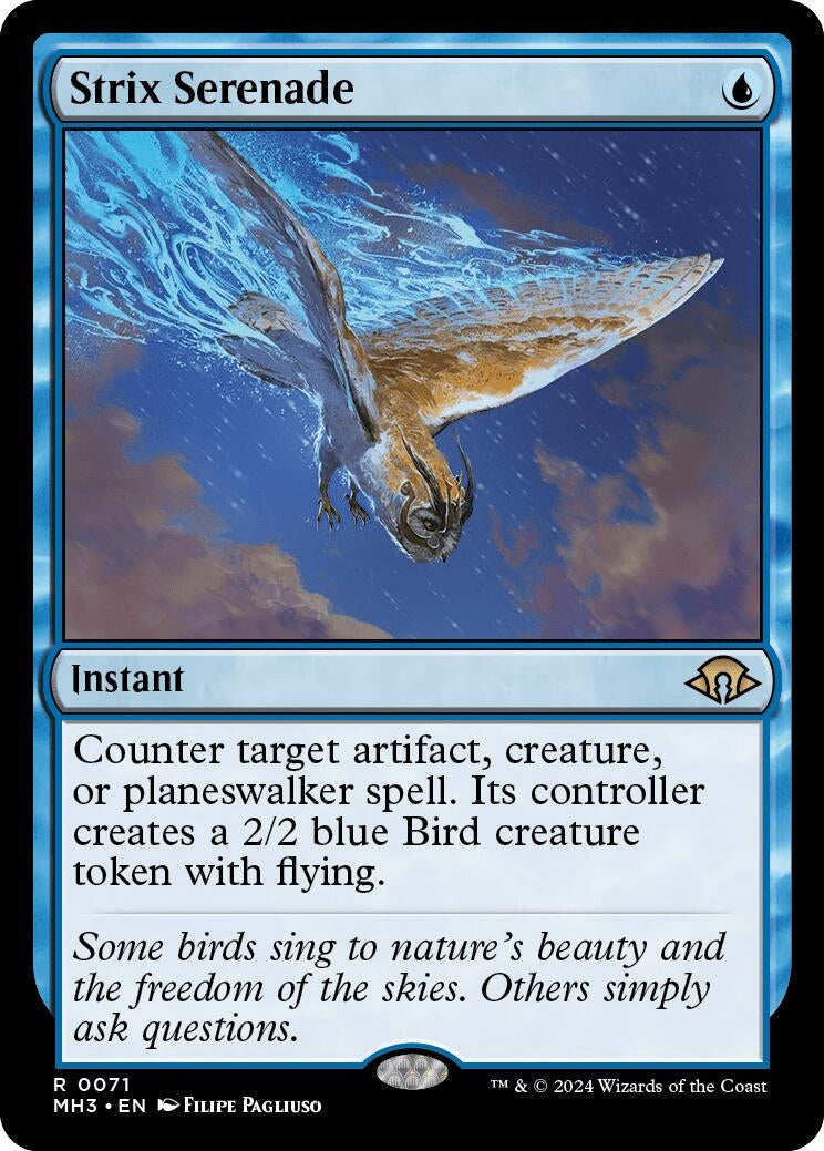 Image for Strix Serenade (71) (MH3) - Magic: The Gathering