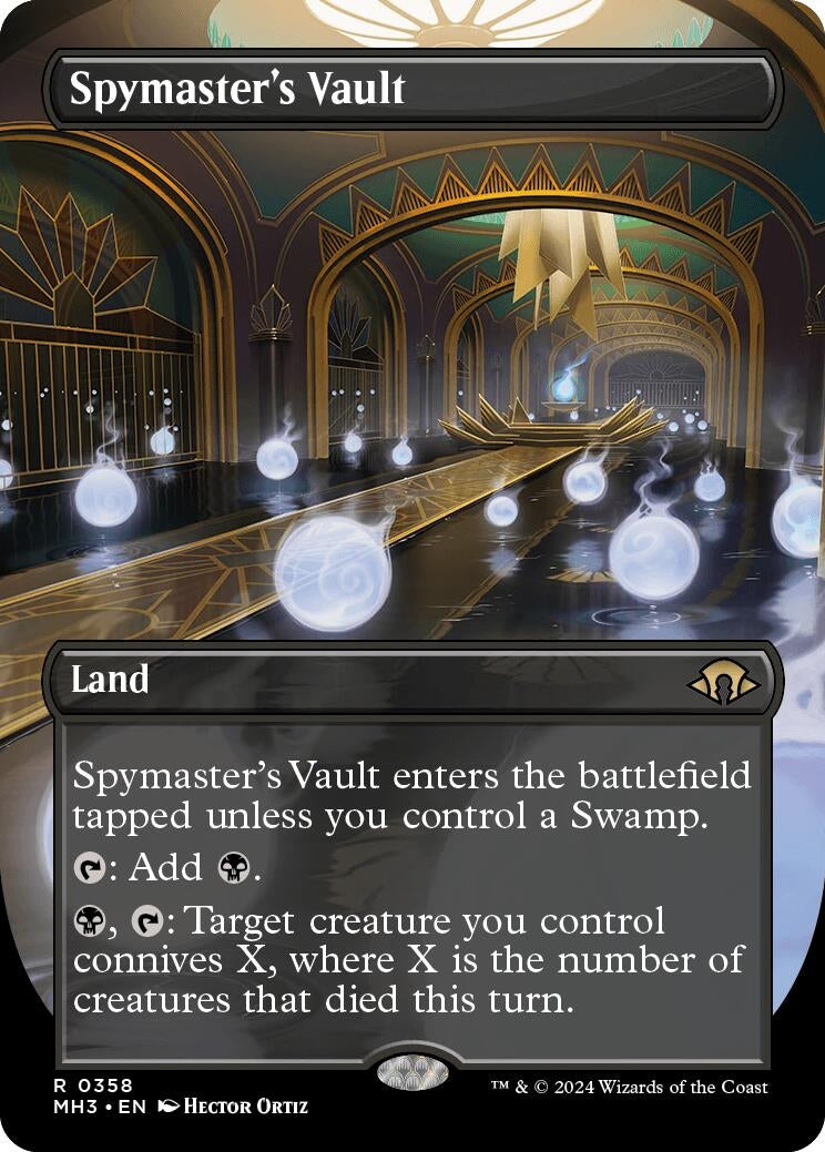 Image for Spymaster's Vault (Borderless) (358) (MH3) - Magic: The Gathering