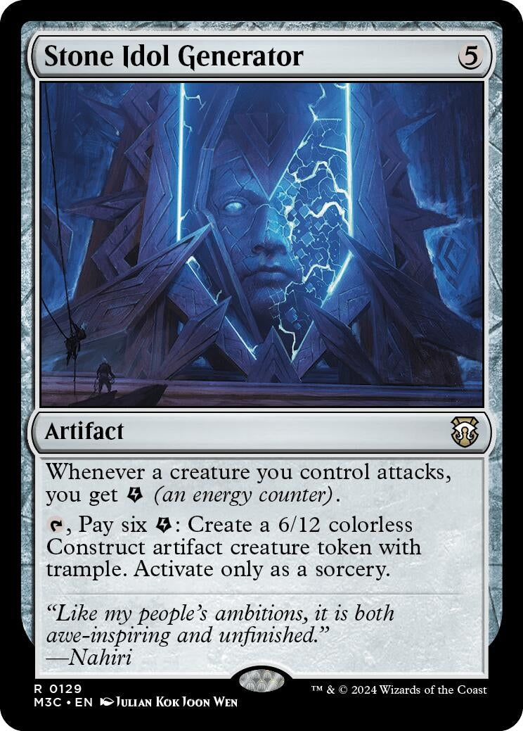Image for Stone Idol Generator (129) (M3C) - Magic: The Gathering