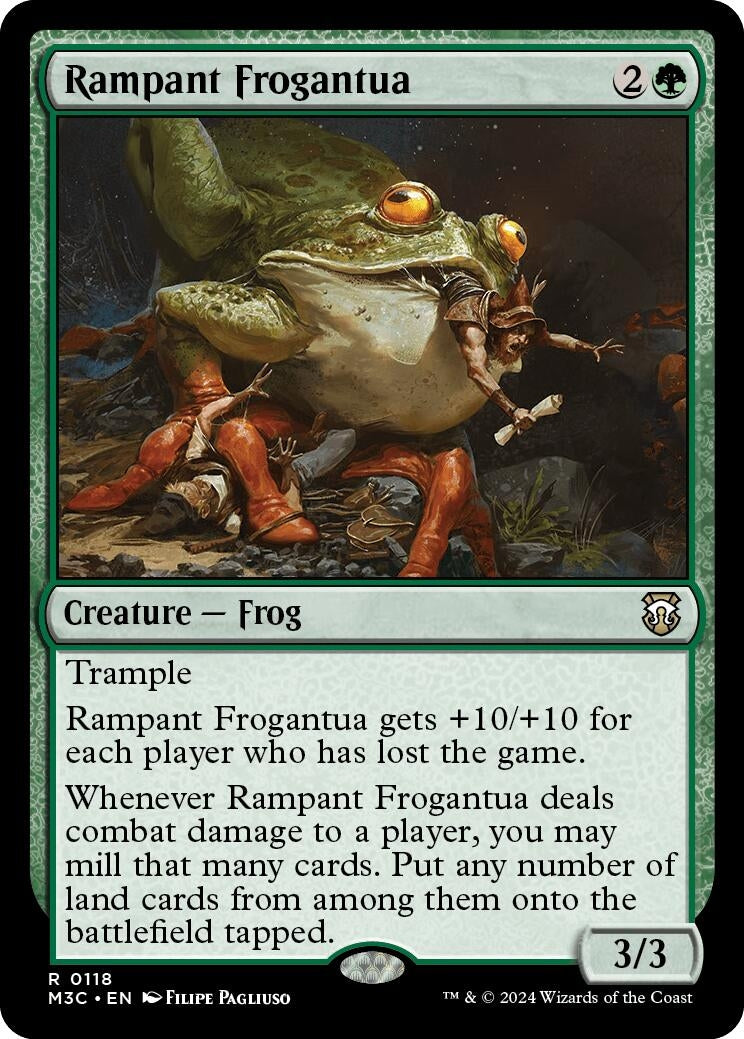 Image for Rampant Frogantua (118) (M3C) - Magic: The Gathering