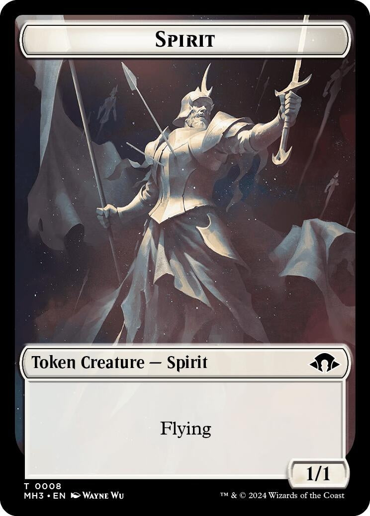 Image for Spirit Token (0008) (8) (MH3) - Magic: The Gathering