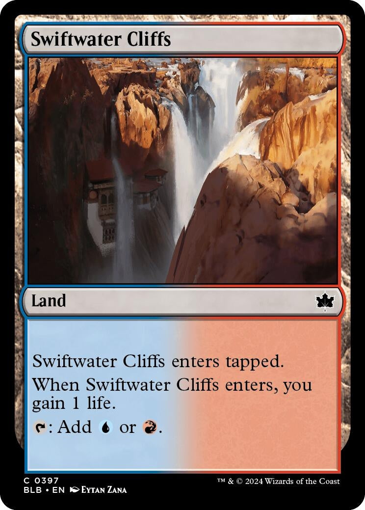 Image for Swiftwater Cliffs (397) (BLB) - Magic: The Gathering