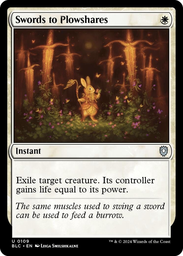 Image for Swords to Plowshares (109) (BLC) - Magic: The Gathering
