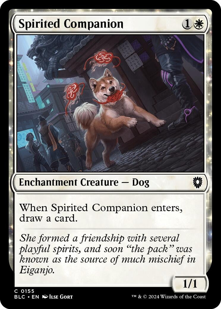 Image for Spirited Companion (155) (BLC) - Magic: The Gathering