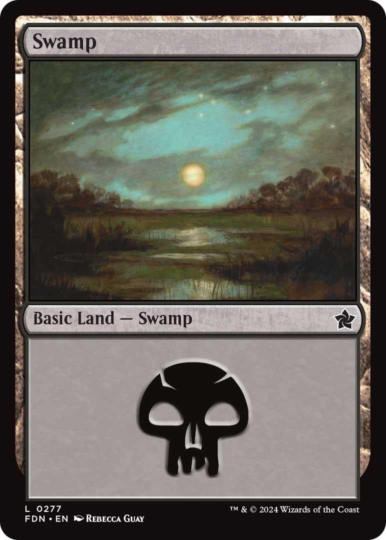 Image for Swamp (0277) (277) (FDN) - Magic: The Gathering