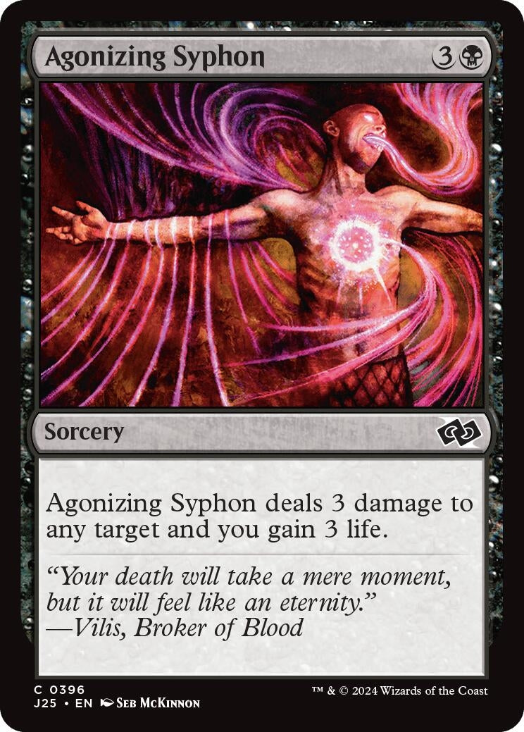Image for Agonizing Syphon (396) (J25) - Magic: The Gathering