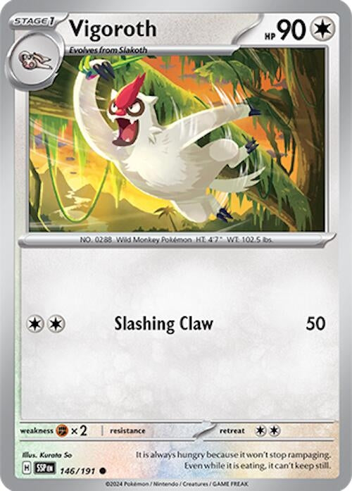 Image for Vigoroth (146/191) (SSP) - Pokemon