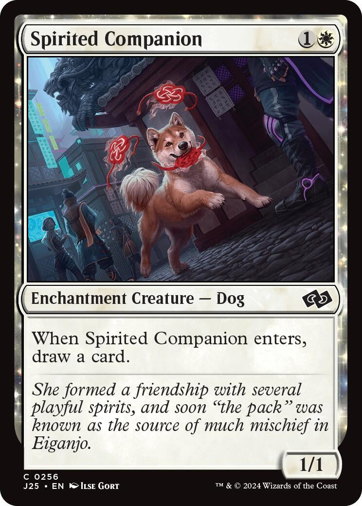 Image for Spirited Companion (256) (J25) - Magic: The Gathering