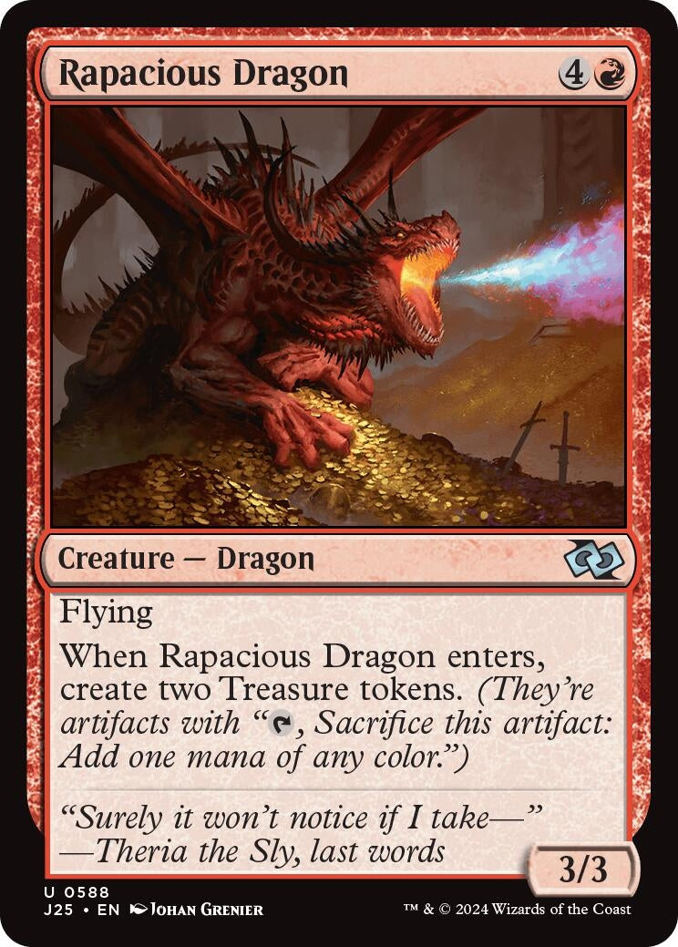 Image for Rapacious Dragon (588) (J25) - Magic: The Gathering