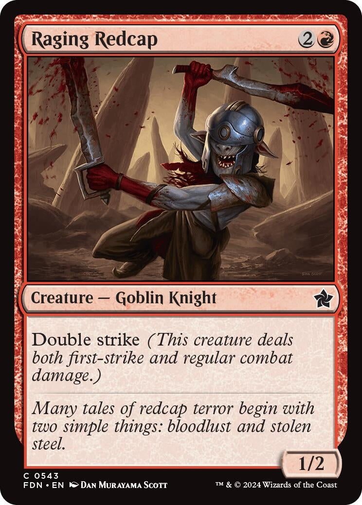 Image for Raging Redcap (543) (FDN) - Magic: The Gathering