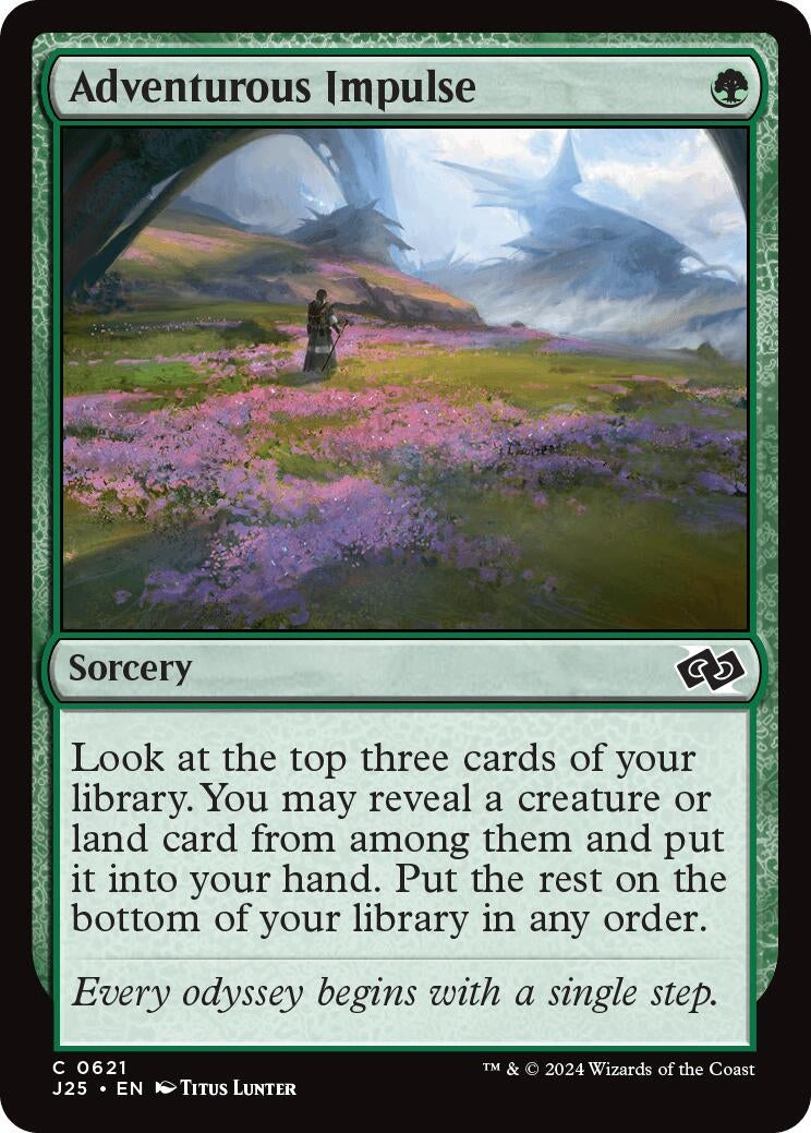 Image for Adventurous Impulse (621) (J25) - Magic: The Gathering