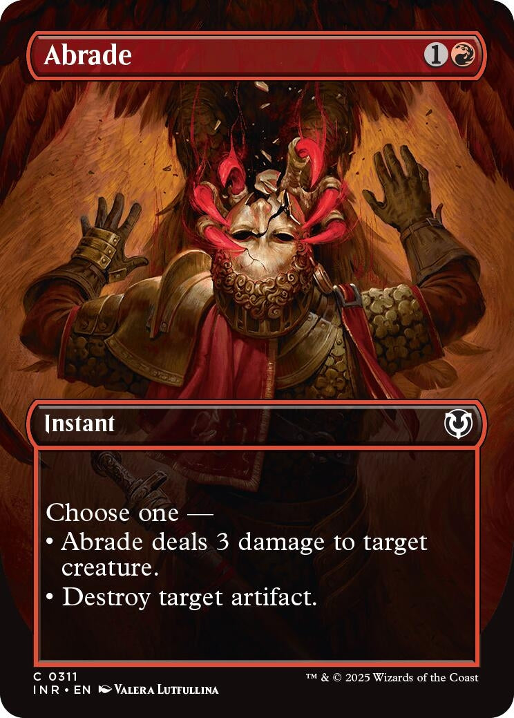 Image for Abrade (Borderless) (311) (INR) - Magic: The Gathering