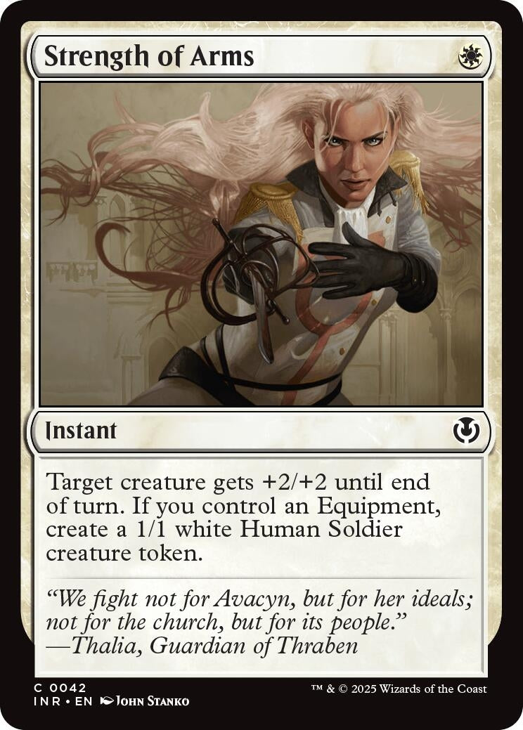 Image for Strength of Arms (42) (INR) - Magic: The Gathering