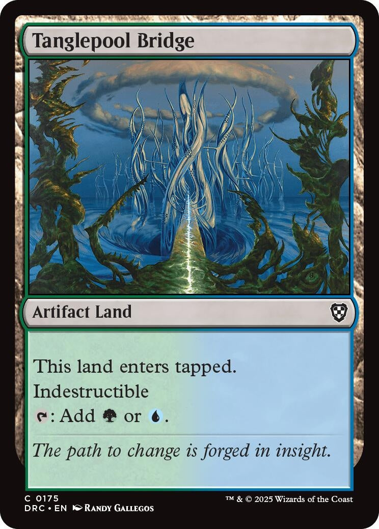 Image for Tanglepool Bridge (175) (DRC) - Magic: The Gathering