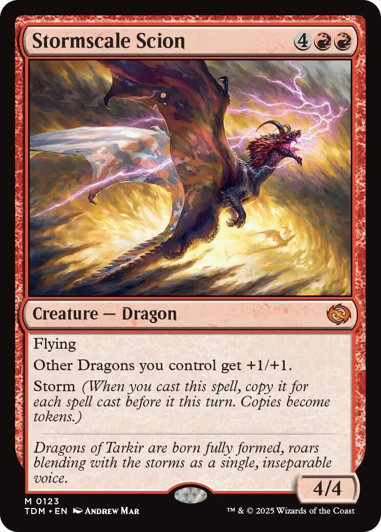 Image for Stormscale Scion (123) (TDM) - Magic: The Gathering