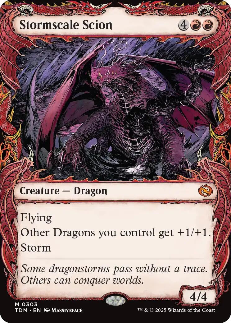 Image for Stormscale Scion (Showcase) (303) (TDM) - Magic: The Gathering