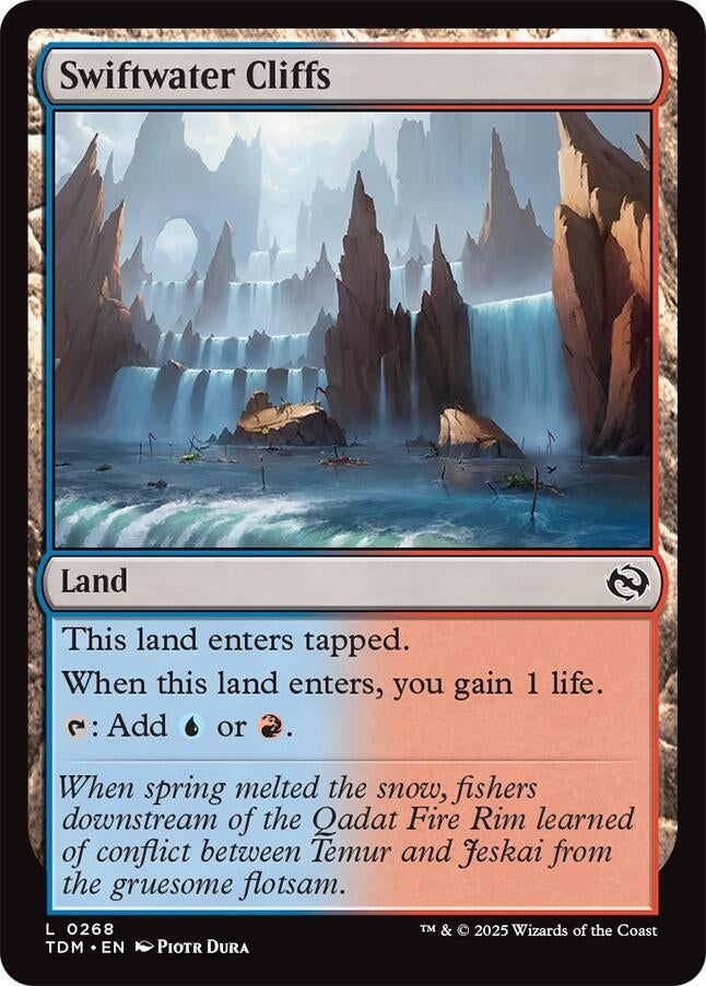 Image for Swiftwater Cliffs (268) (TDM) - Magic: The Gathering