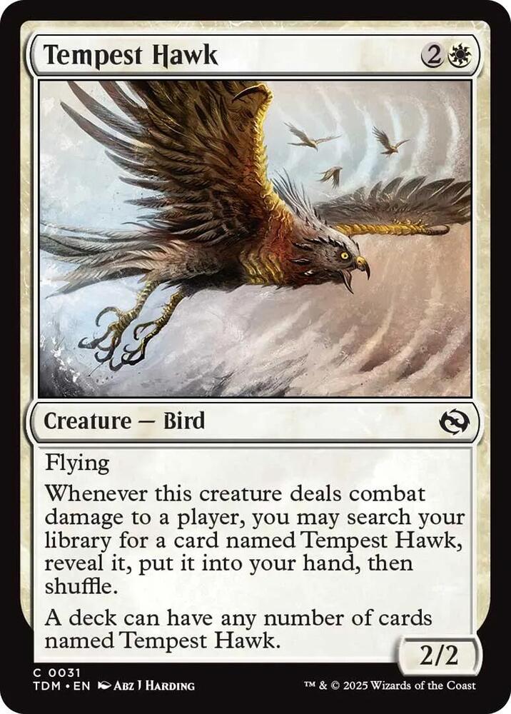 Tempest Hawk - Tarkir: Dragonstorm (TDM)