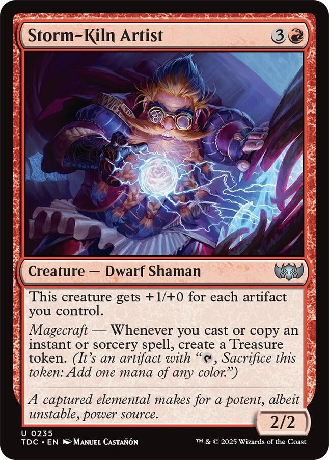 Image for Storm-Kiln Artist (235) (TDC) - Magic: The Gathering