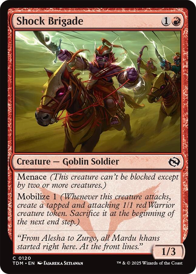 Shock Brigade - Tarkir: Dragonstorm (TDM)