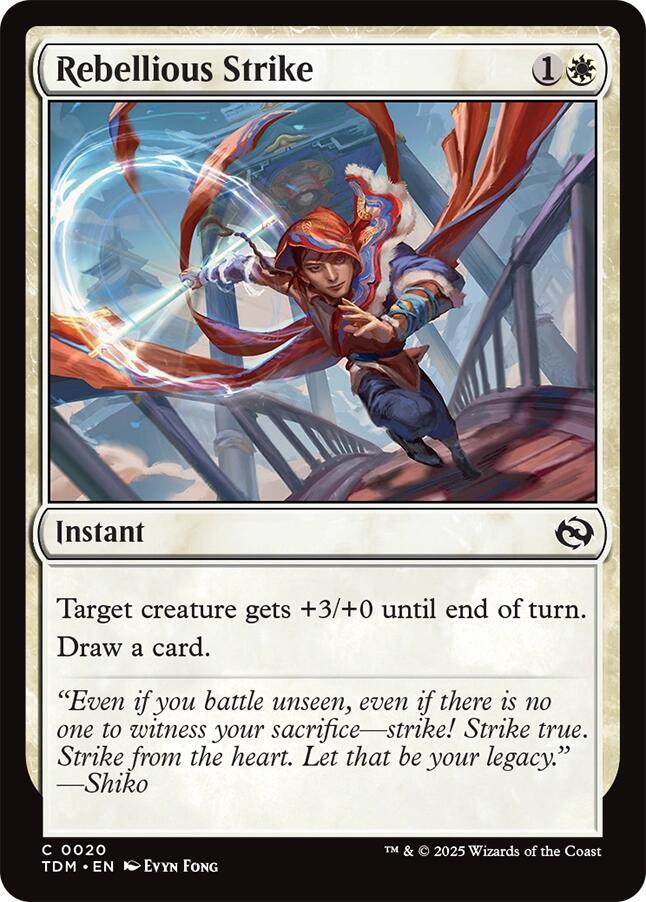 Rebellious Strike - Tarkir: Dragonstorm (TDM)