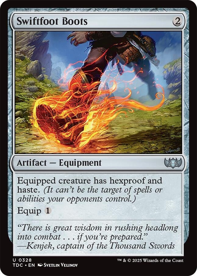 Image for Swiftfoot Boots (328) (TDC) - Magic: The Gathering