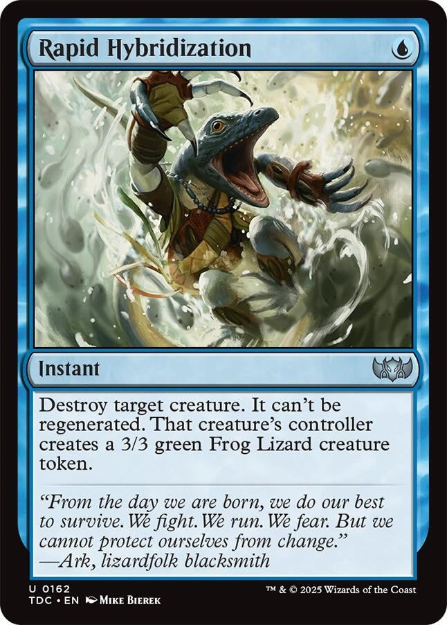 Image for Rapid Hybridization (162) (TDC) - Magic: The Gathering