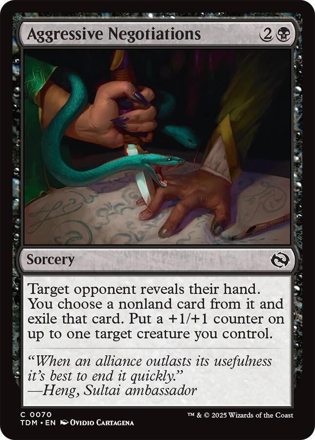 Aggressive Negotiations - Tarkir: Dragonstorm (TDM)