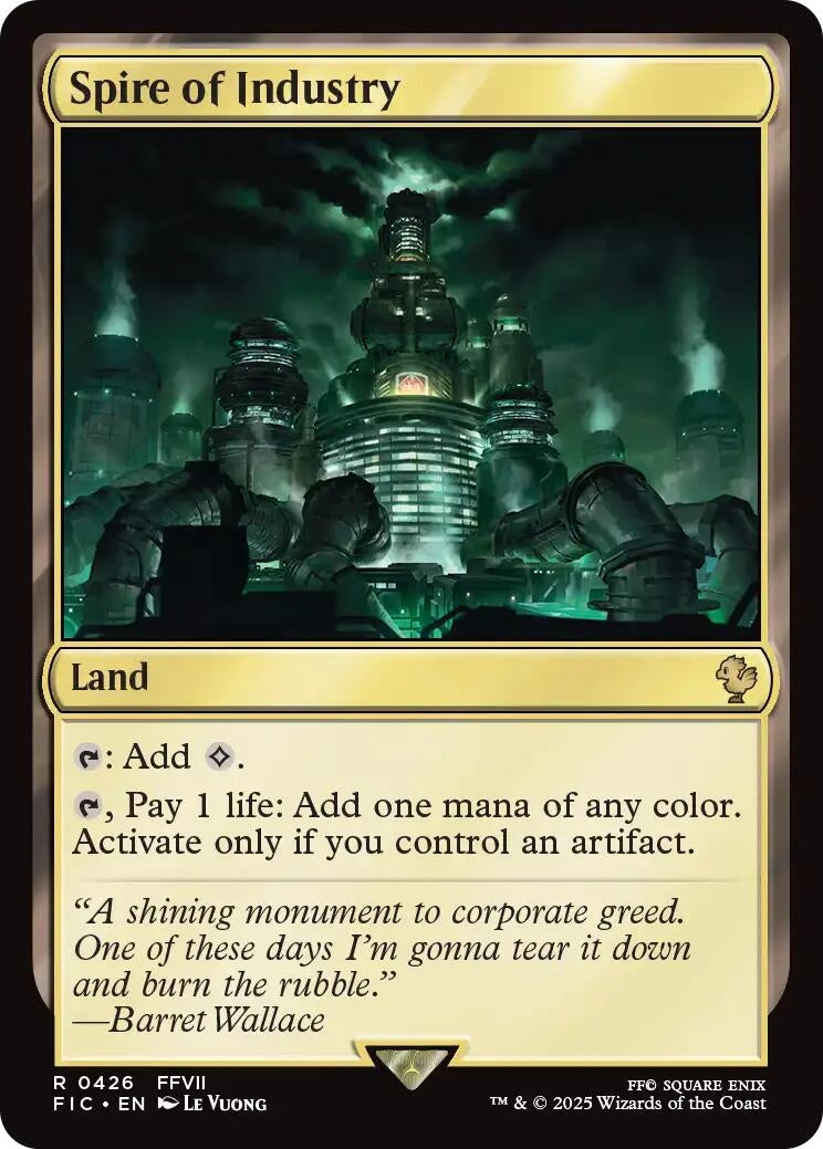 Image for Spire of Industry (426) (FIC) - Magic: The Gathering