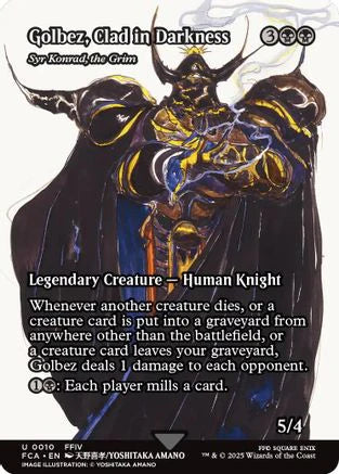 Golbez, Clad in Darkness - Syr Konrad, the Grim (Showcase) - FINAL FANTASY: Through the Ages (FCA)